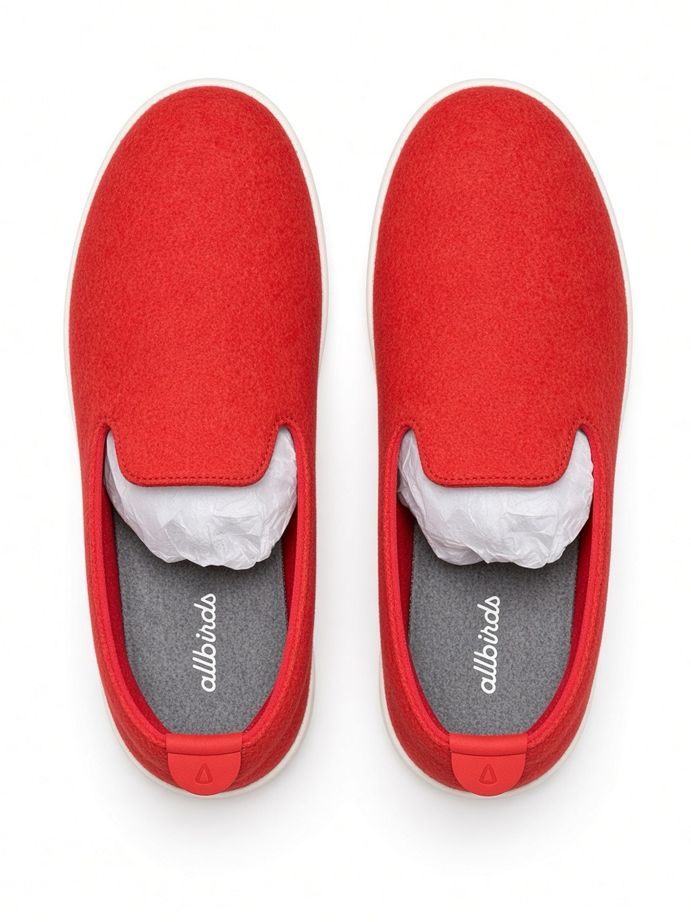 allbirds Women’s Slip-On Sneakers — Wool Loungers Red 9 NIB